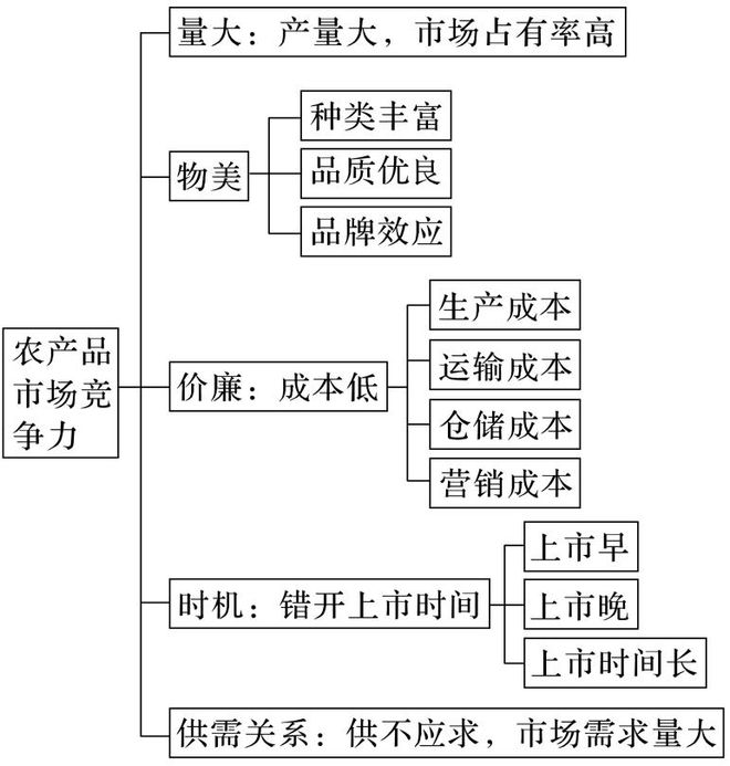 地理 二轮微专题22 市场竞争力PG电子麻将胡了22025高考(图8)